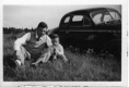 herbert bill child 1940 with dad bw